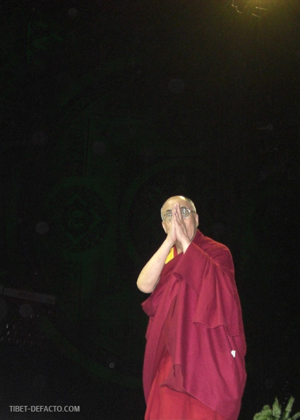 Le Dalaï-lama à Bercy